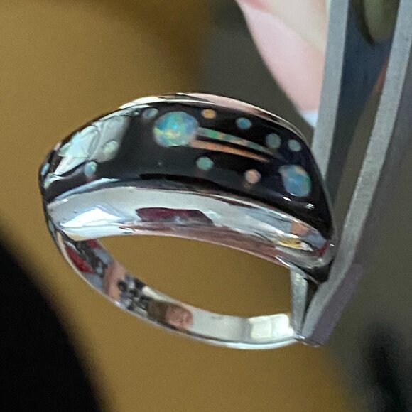 Sterling silver 925 Solar System Ring. - Picture 3 of 3